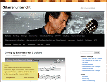 Tablet Screenshot of gitarrenunterricht24.com